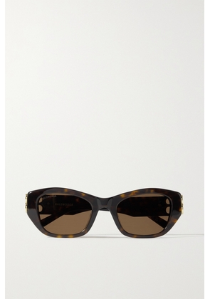 Balenciaga Eyewear - Dynasty Bb Cat-eye Tortoiseshell Acetate Sunglasses - One size
