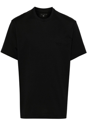 Y-3 logo-print T-shirt - Black