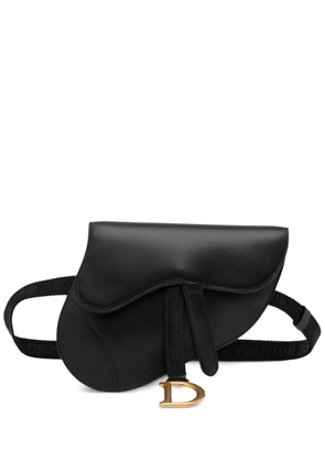 Christian Dior pre-owned Saddle belt bag - Black