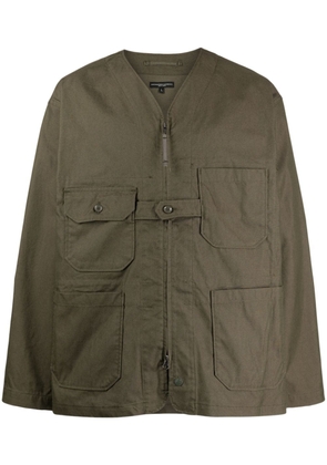 Engineered Garments Shooting poplin bomber jacket - Green