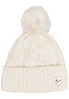 Rossignol Mady cable-knit beanie hat - White