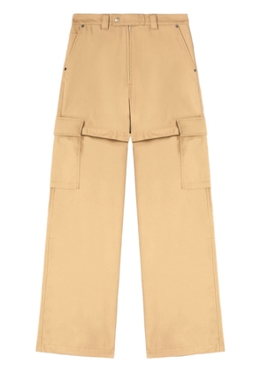 AMBUSH straight-leg cotton cargo trousers - Neutrals