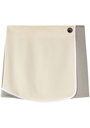 AMBUSH layered pleated miniskirt - Neutrals