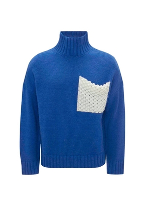 Jw Anderson Oversized Pocket-Detail Rollneck Sweater