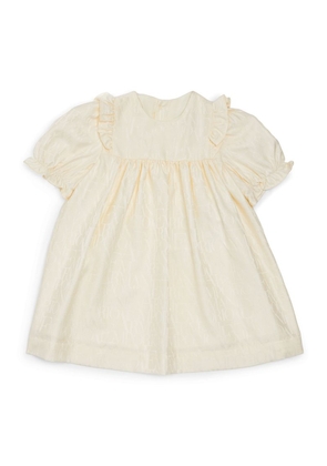 Emporio Armani Kids Frilled Puff Sleeve Dress (6-36 Months)