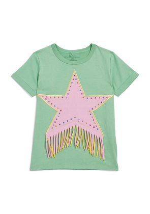 Stella Mccartney Kids Fringe-Detail Star T-Shirt (3-14+ Years)