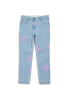 Stella Mccartney Kids Organic Cotton Star Print Skinny Jeans (3-14+ Years)