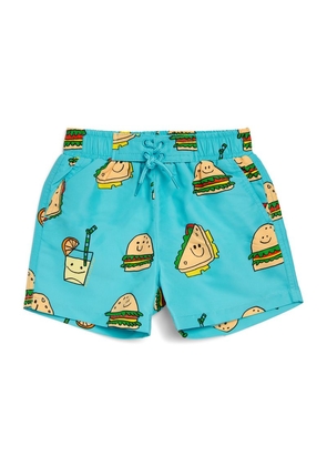 Stella Mccartney Kids Veggie Sandwich Swim Shorts (6-36 Months)