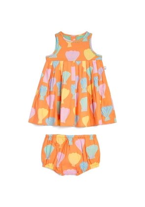 Stella Mccartney Kids Shell Print Dress And Bloomers Set (6-36 Months)