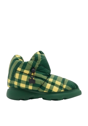 Burberry Quilted Check Pillow Boots