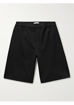 The Row - Eston Wide-Leg Cotton-Jersey Shorts - Men - Black - S