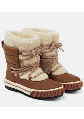 Loro Piana Ben Nevis shearling-trimmed ankle boots