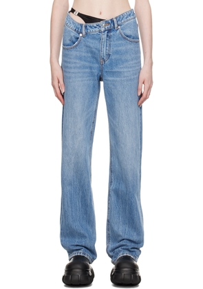 Alexander Wang Indigo Asymmetrical Jeans
