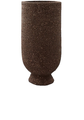 AYTM Terra Flowerpot & Vase in Java Brown - Brown. Size all.