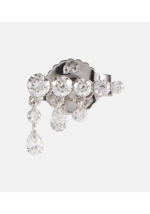 Maria Tash 18kt white gold single earring with diamonds
