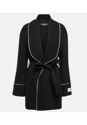 Dolce&Gabbana x Kim wool-blend pajama jacket