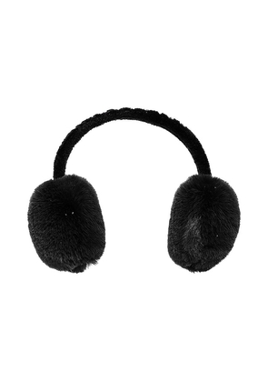 Goldbergh Fluffy Earwarmers in Black.