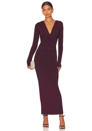 The Line by K Calli Dress in Burgundy. Size S.