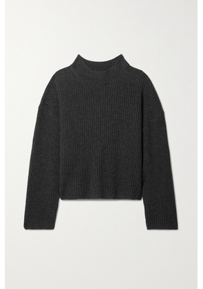 Nili Lotan - Idesia Ribbed Wool Sweater - Gray - x small,small,medium,large