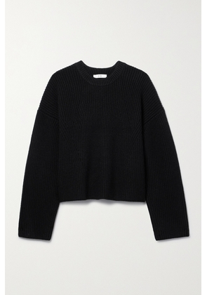 Co - Ribbed Wool Sweater - Black - x small,small,medium,large,x large