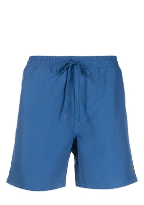 Carhartt WIP embroidered-logo swim shorts - Blue