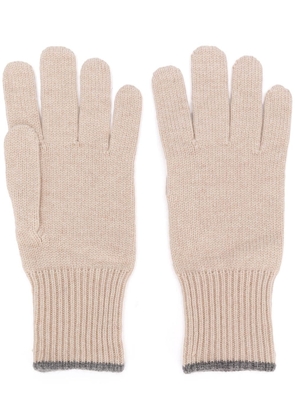 Brunello Cucinelli cashmere gloves - Neutrals