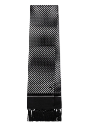 Dolce & Gabbana geometric-print silk scarf - Black