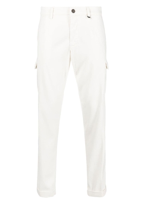 Canali straight-leg cargo trousers - White