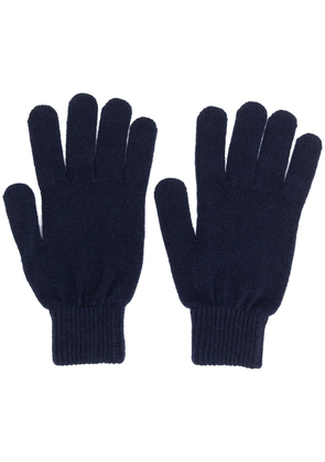 Paul Smith knitted fitted gloves - Blue