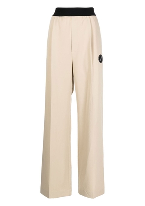We11done high-waisted pleat-detail trousers - Brown