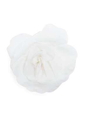 Philosophy Di Lorenzo Serafini floral-appliqué brooch pin - White