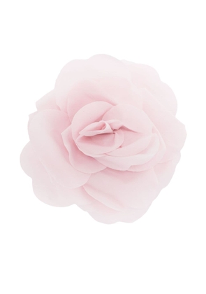 Philosophy Di Lorenzo Serafini floral-motif logo-engraved brooch - Pink