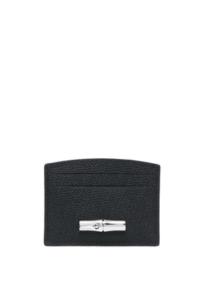 Longchamp Roseau leather cardholder - Black