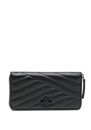 Tory Burch Kira continentl leather wallet - Black