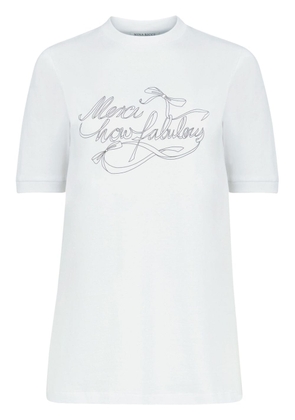 Nina Ricci How Fabulous cotton T-shirt - White