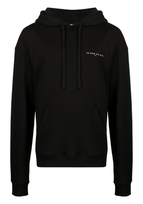 Ih Nom Uh Nit logo-print cotton hoodie - Black