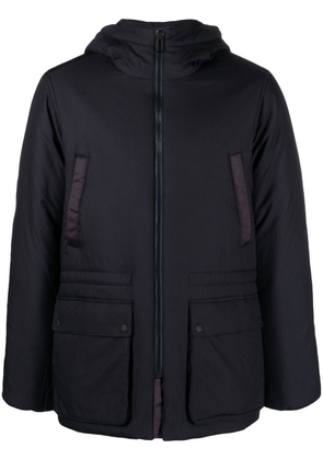 PS Paul Smith hooded zipped-up jacket - Blue