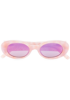 Palm Angels Spirit oval-frame sunglasses - Pink