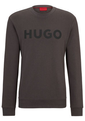 HUGO logo-print cotton sweatshirt - Grey