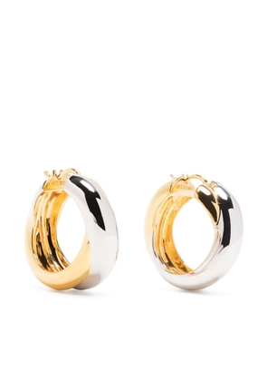 Missoma x Lucy Williams two-tone entwine hoops - Gold