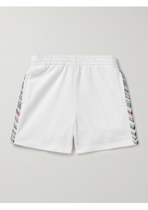 Missoni - Logo-Embroidered Cotton-Jersey Shorts - Men - White - S