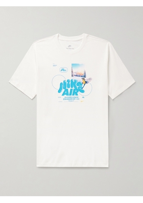 Nike - Sportswear Printed Cotton-Jersey T-Shirt - Men - White - XS
