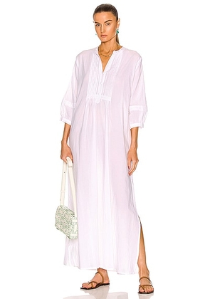 Natalie Martin Sammie Maxi Dress in Flat Cotton White - White. Size XS (also in ).