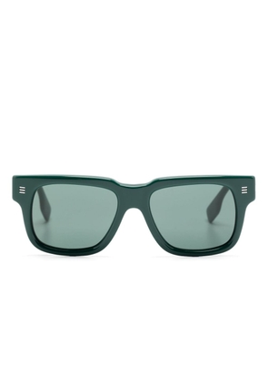 Burberry Eyewear engraved-logo square-frame sunglasses - Green