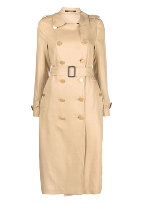 Tagliatore double-breasted trench coat - Neutrals