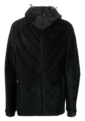 Moncler Grenoble fleece-texture padded jacket - Black