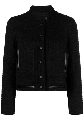 Proenza Schouler Alice press-stud tweed jacket - Black