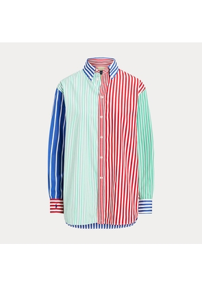 Oversize Striped Cotton Fun Shirt
