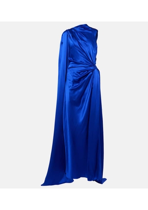 Roksanda Asymmetric draped silk gown
