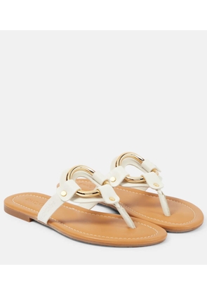 See By Chloé Hana leather thong sandals